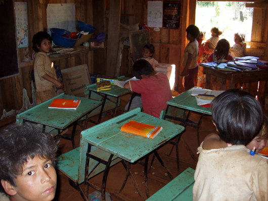 guarani children in school by dan ryan
