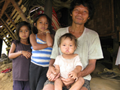 Local Palawan family group