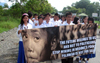 children demonstrating against mining in palawan